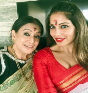 Bipasha Basu With Her Mother